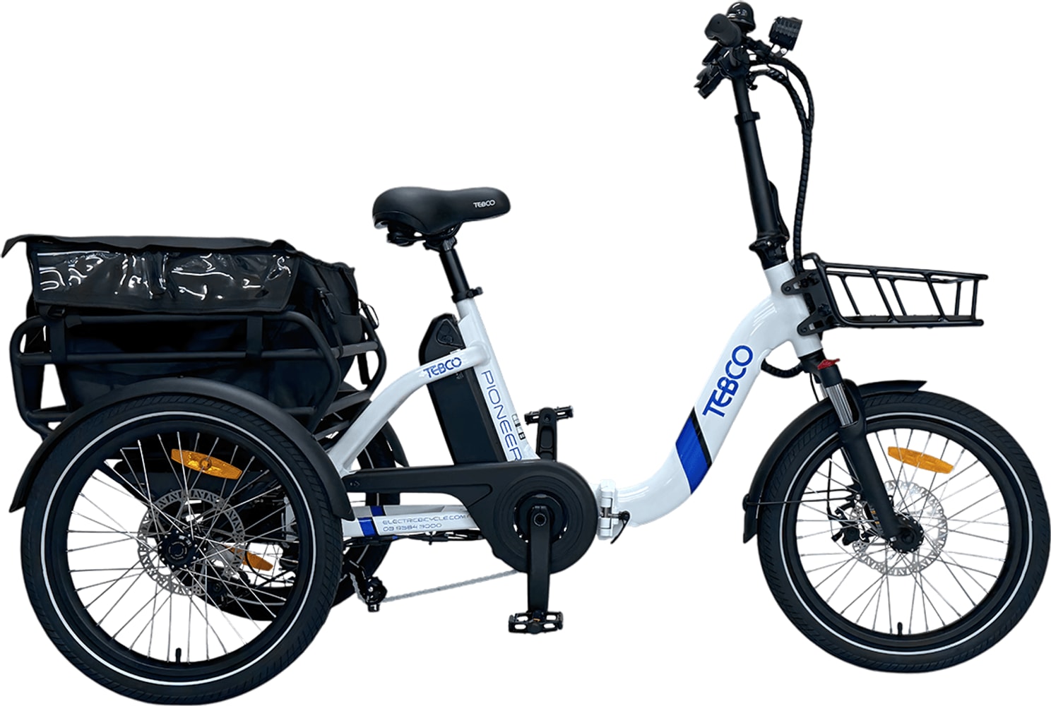 TEBCO 2026 Pioneer e-bike with sleek frame and modern design, ready for urban and outdoor cycling adventures.