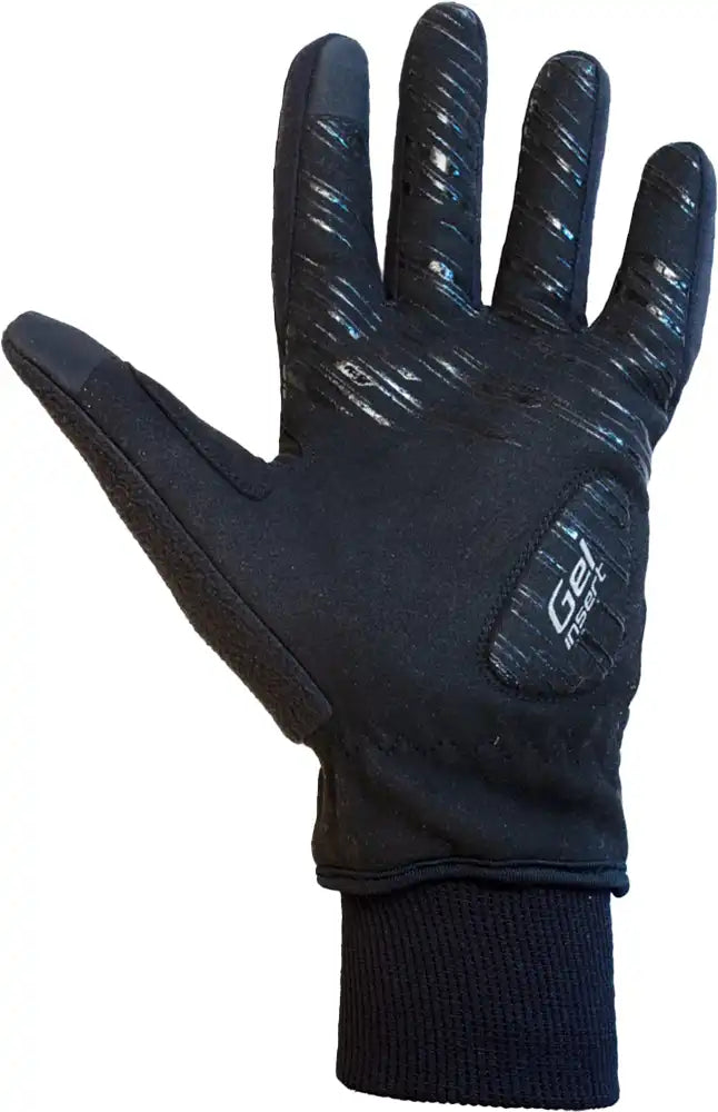 Azur L4 men's winter gloves in black, made of warm, durable clothing material with a snug fit for cold weather.