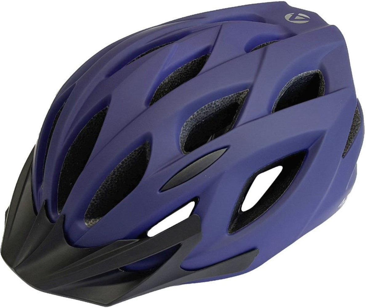 Azur L61 MTB Helmet, durable black helmet with adjustable straps and ventilation for mountain biking safety.