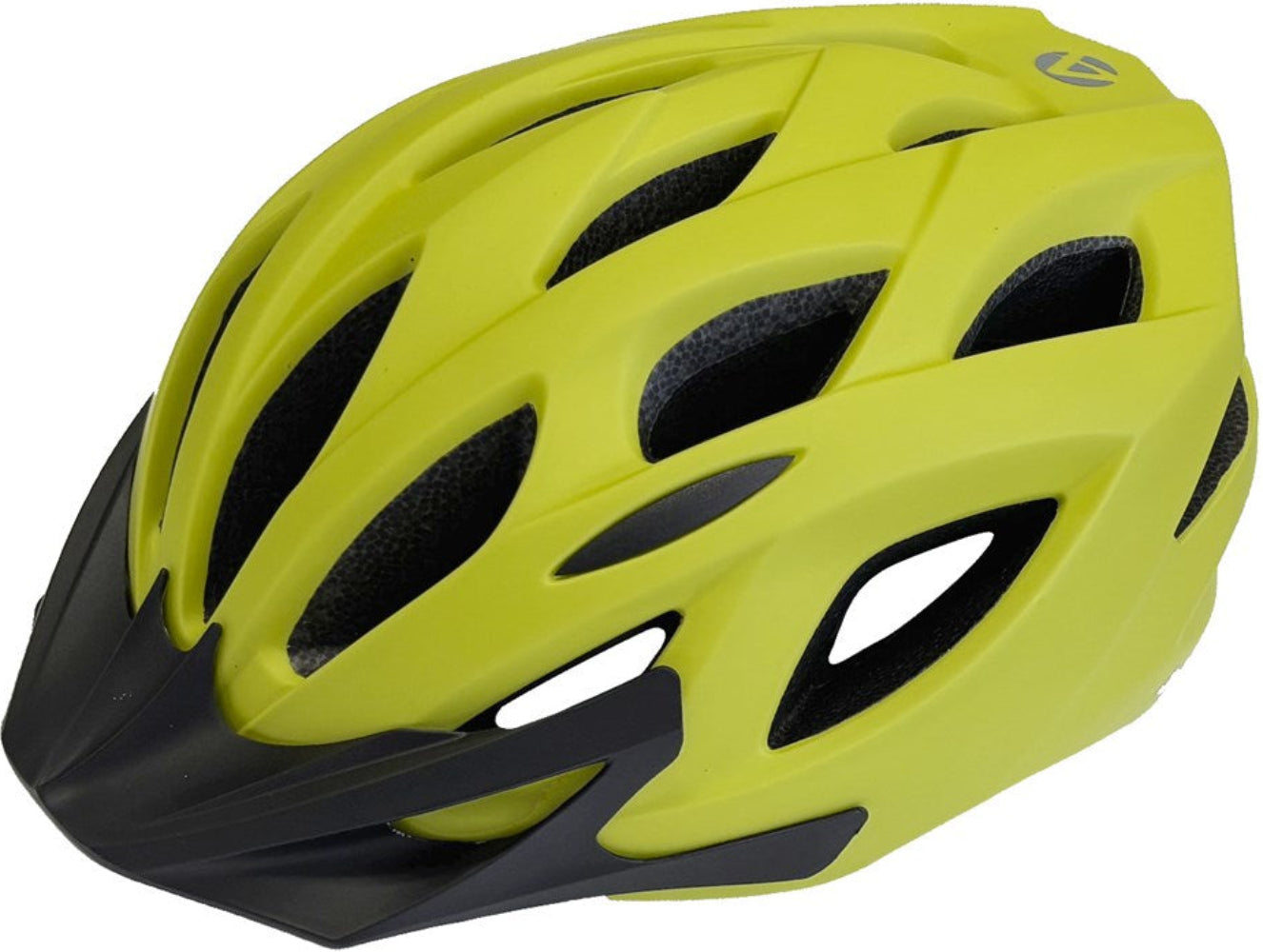 Azur L61 MTB helmet in black with adjustable straps, designed for mountain biking safety and comfort.