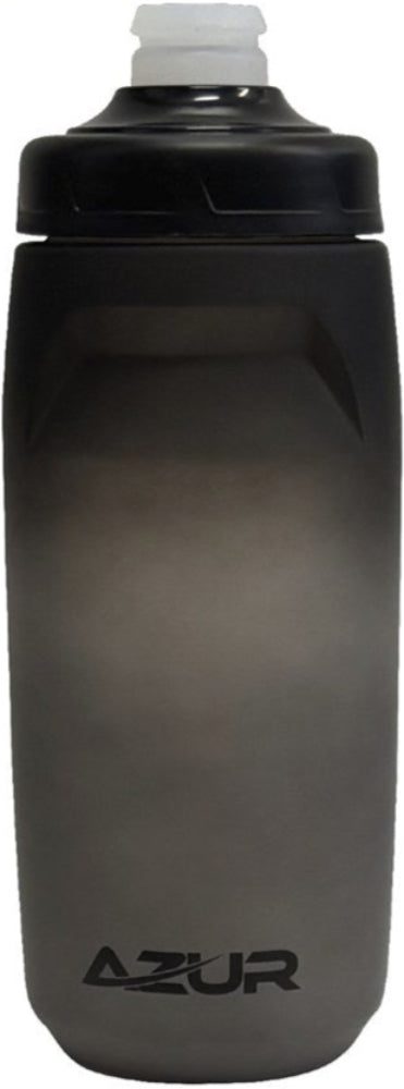 Black Azur Hydra Water Bottle made of durable accessories material, featuring a sleek design and leak-proof lid.
