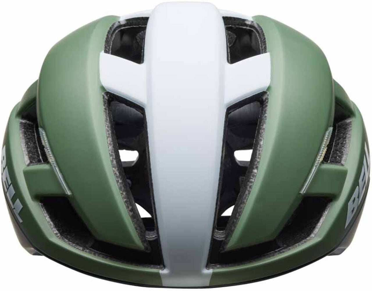 Bell Falcon XR MIPS road helmet with adjustable straps and ventilation, shown from a side angle on a white background.
