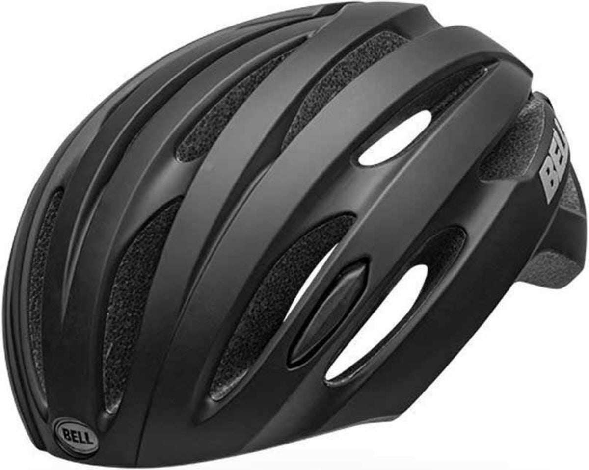 Bell Avenue MIPS road helmet with aerodynamic design and adjustable straps, shown from the front view.