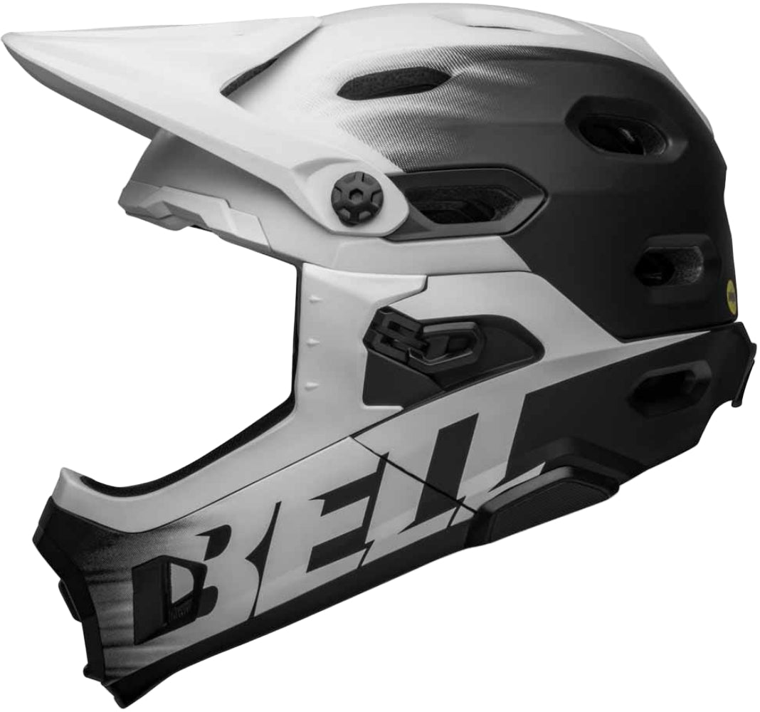 Bell Super DH Legion Spherical MIPS full face helmet with adjustable straps and ventilation for downhill mountain biking.