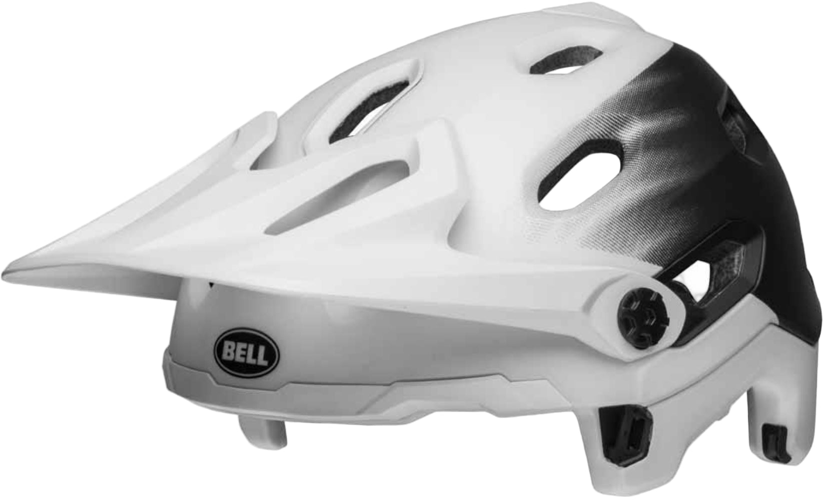 Bell Super DH Legion Spherical MIPS full face helmet with ventilation and adjustable straps, designed for mountain biking.