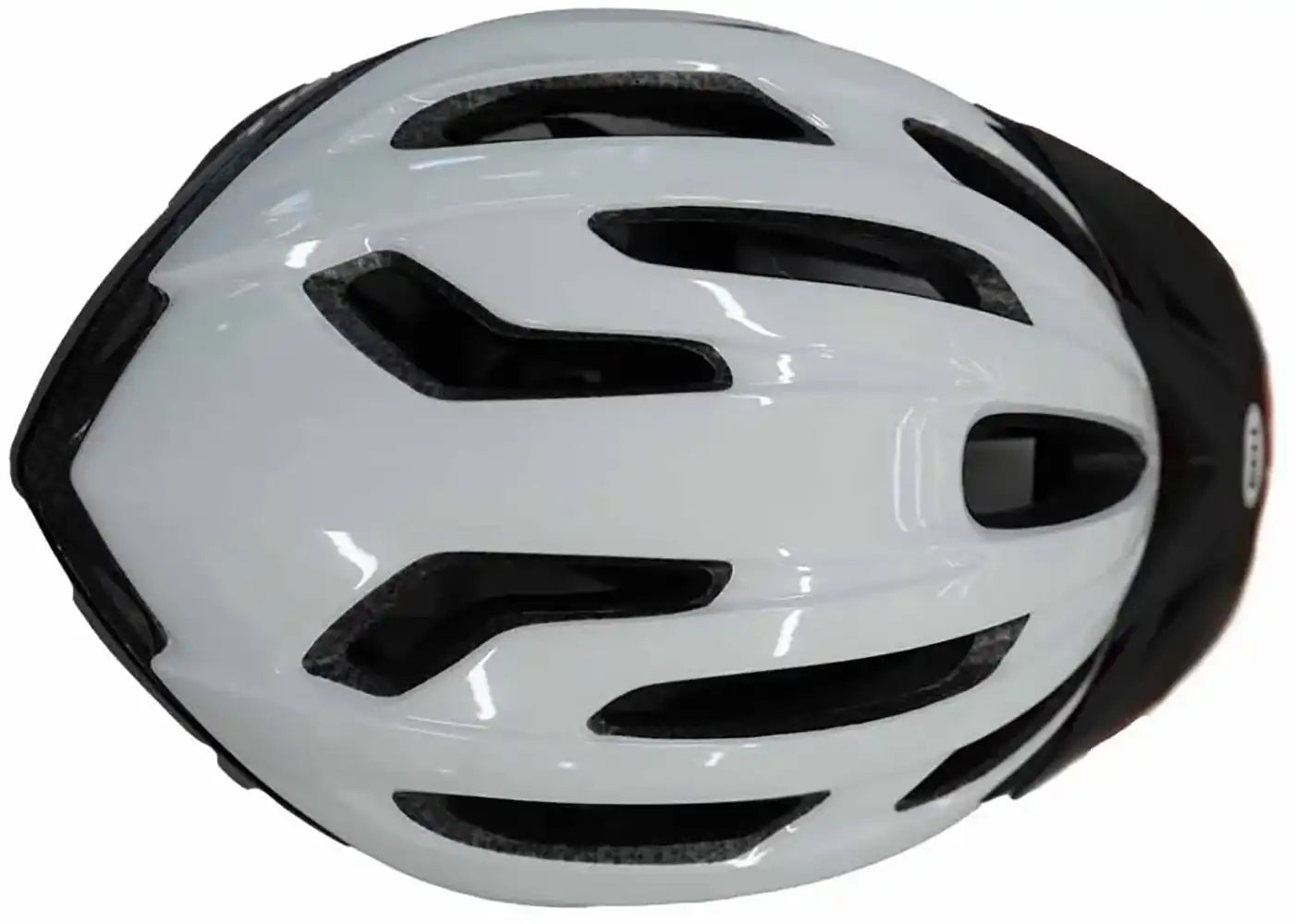 Bell Crest MTB helmet in black with ventilation vents, adjustable straps, and durable construction for mountain biking safety.