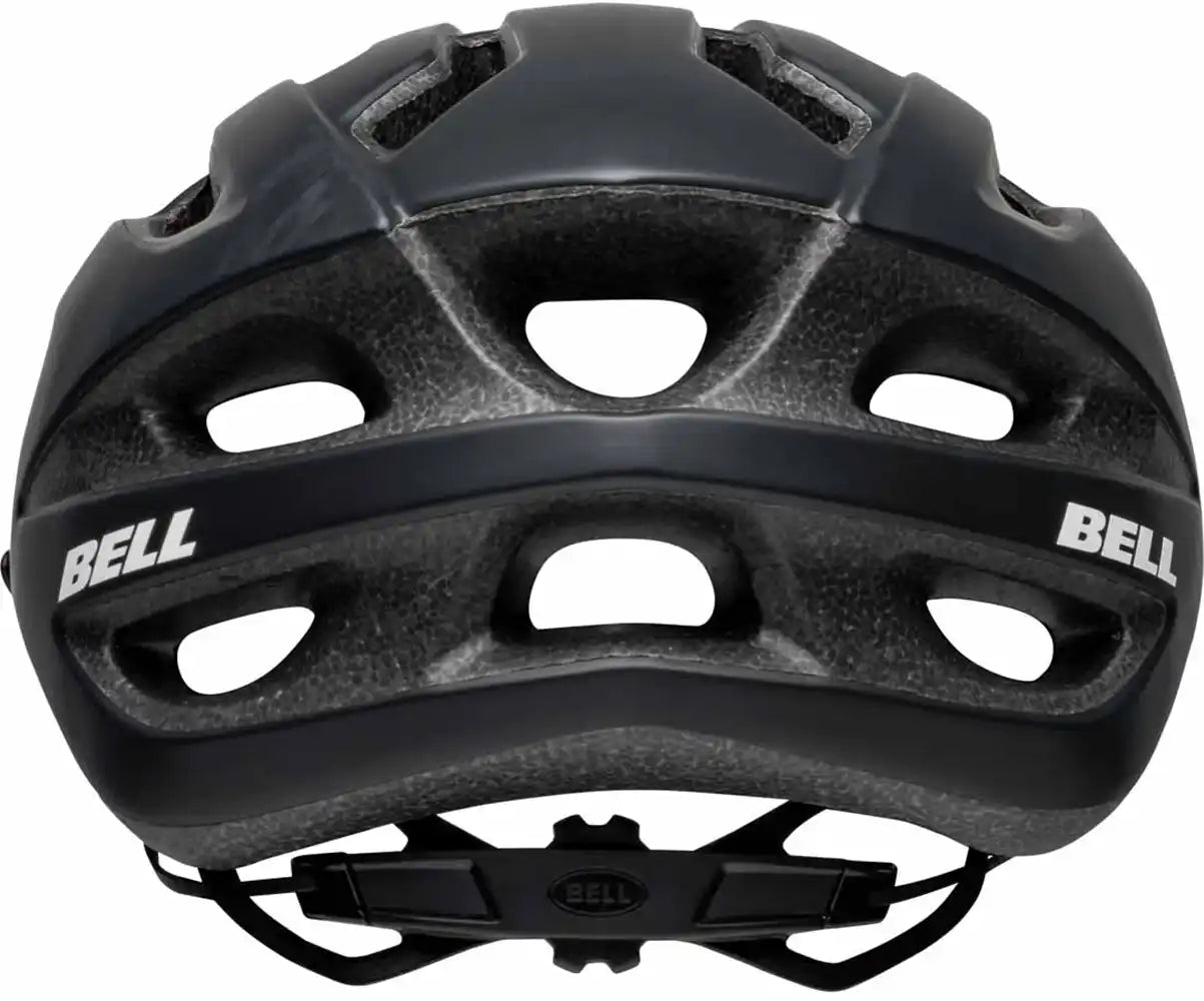 Bell Crest MTB helmet in black with adjustable straps and ventilation for mountain biking safety and comfort.