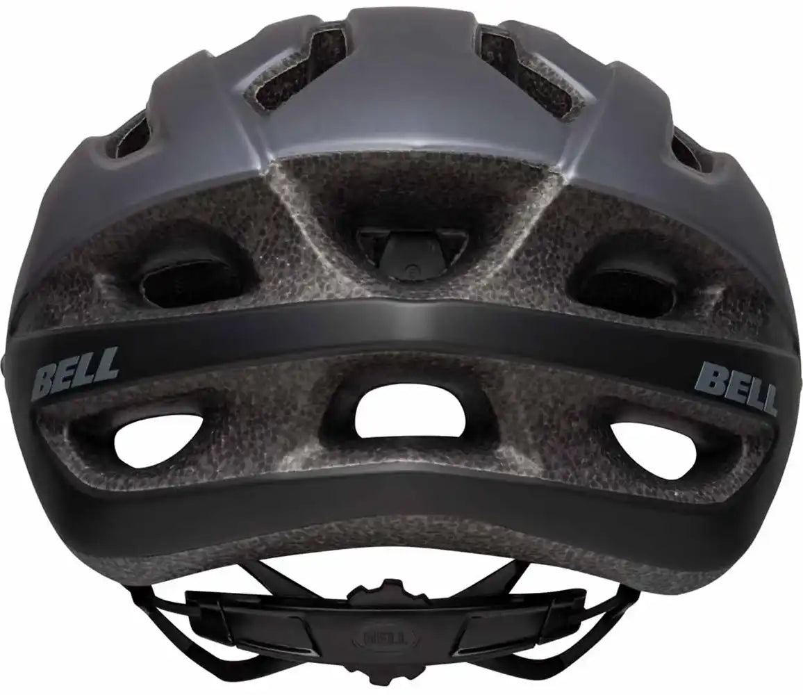 Bell Crest MTB helmet showing a lightweight, ventilated mountain biking helmet with adjustable straps and bold color design.
