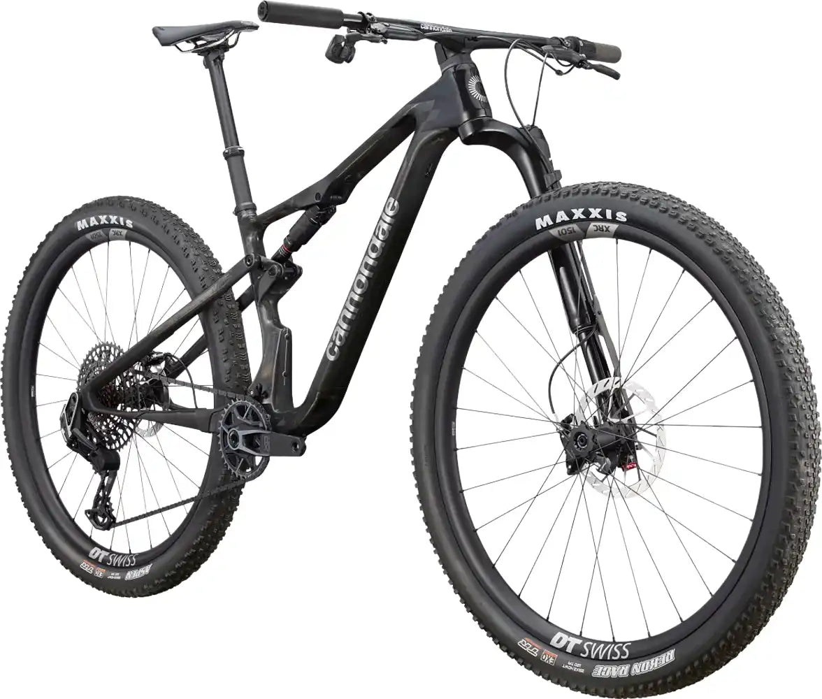Cannondale Scalpel Carbon 1 lefty dual suspension bike with lightweight frame and advanced suspension system, ready for trail riding.