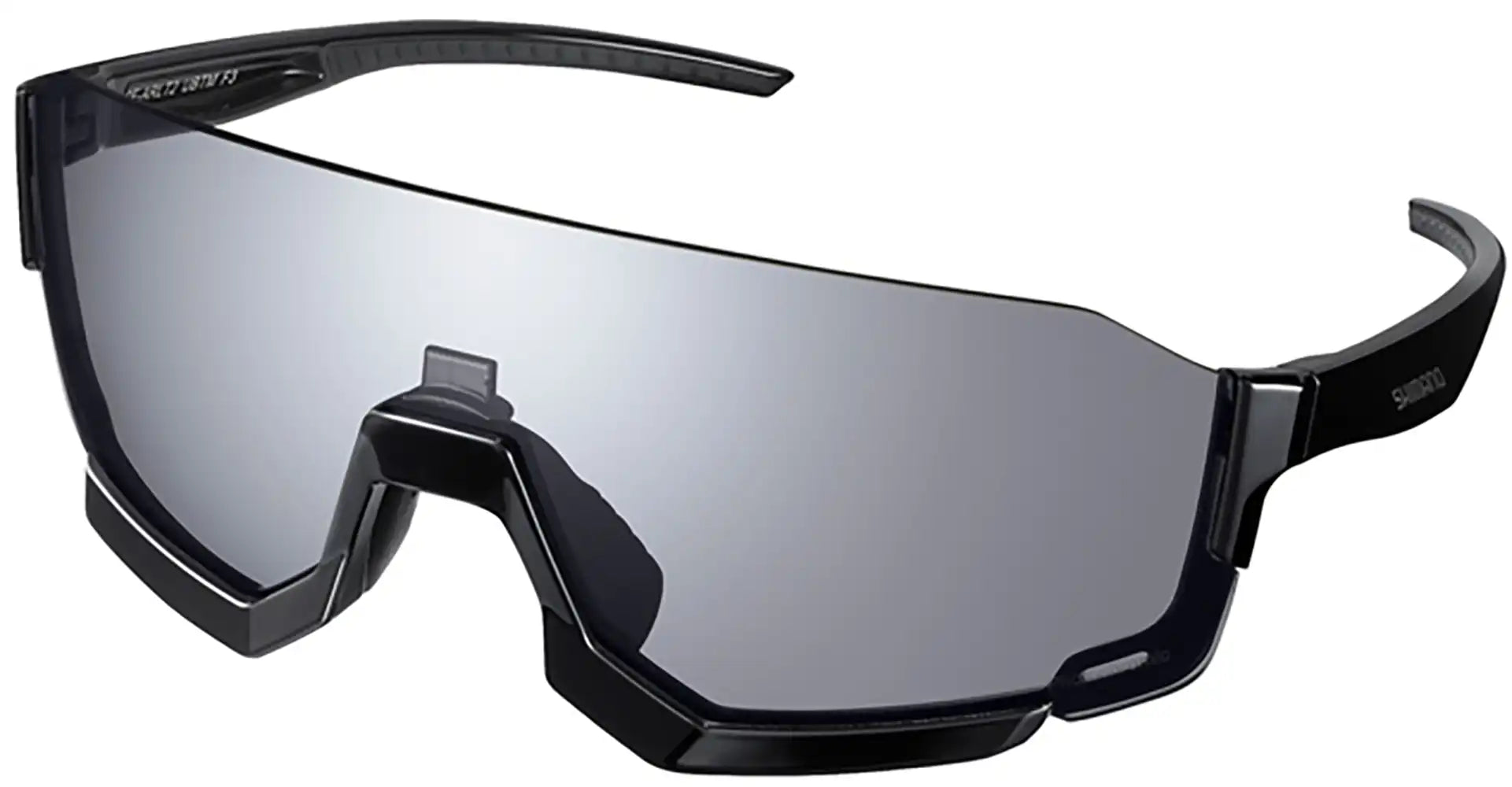 Shimano Aerolite glasses accessories with sleek frames and clear lenses, designed for lightweight comfort and style.