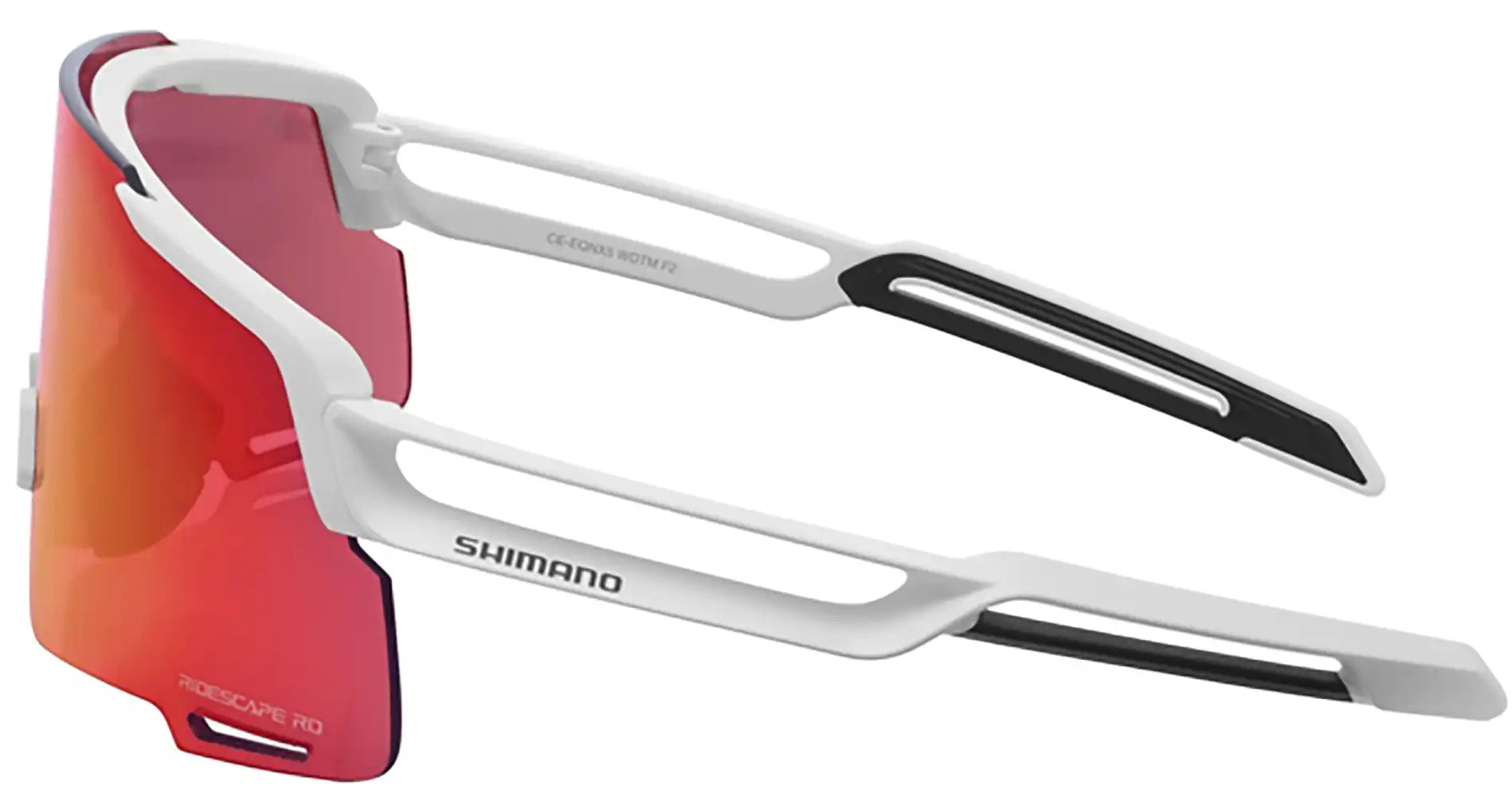 Shimano Equinox accessories with red accents, featuring sleek design and high-quality materials for outdoor activities.