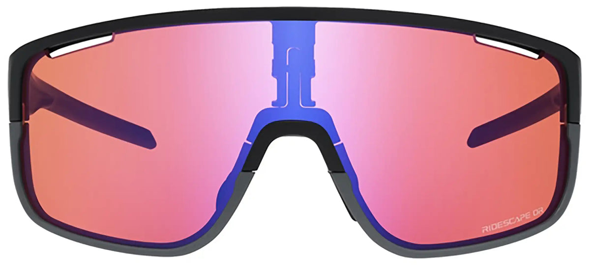 Shimano Pulsar glasses accessory with orange-tinted lenses and sleek frame, designed for outdoor activities.