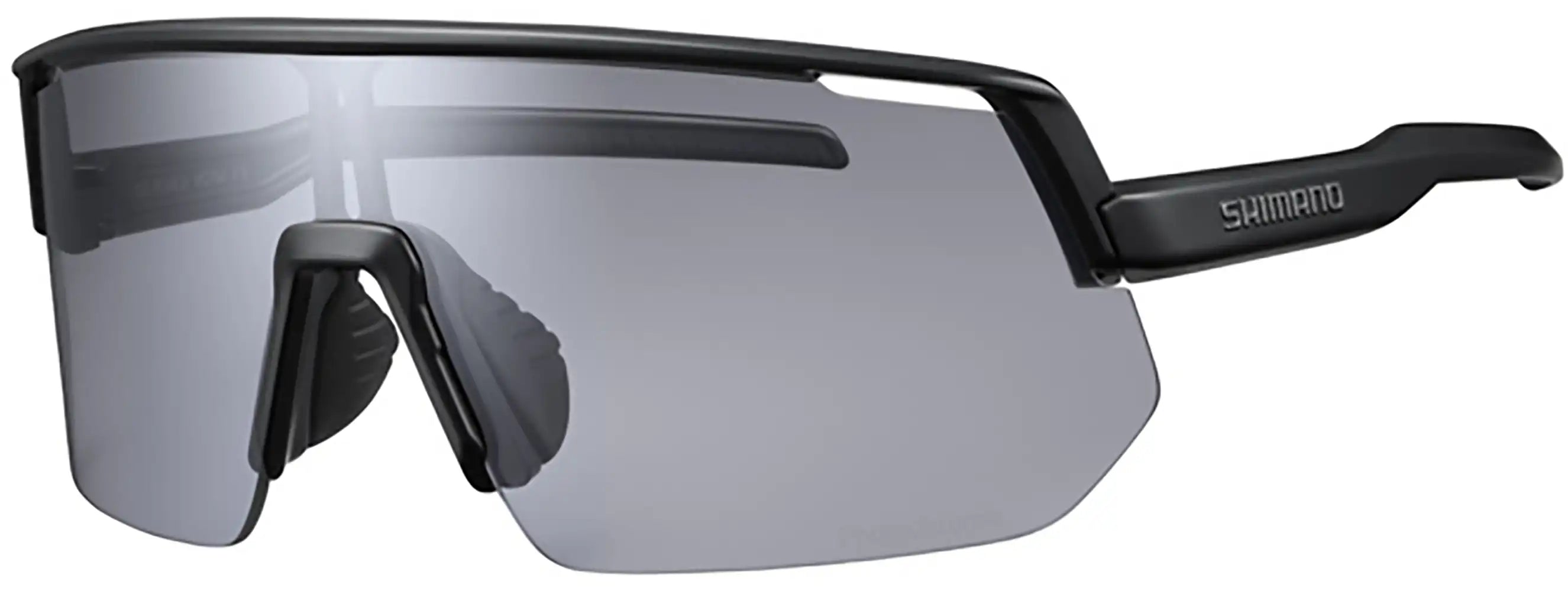 Shimano Technium L glasses accessory with clear lenses and black frame, designed for outdoor activities and eye protection.
