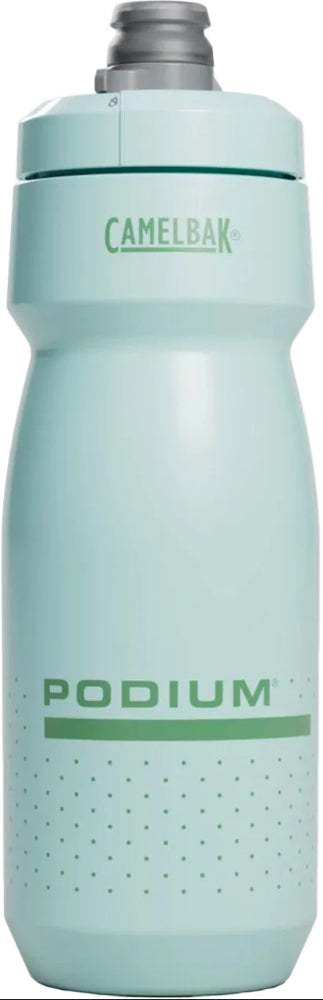 CamelBak Podium 700ml crystal blue water bottle, durable accessories with a secure lid and ergonomic design.