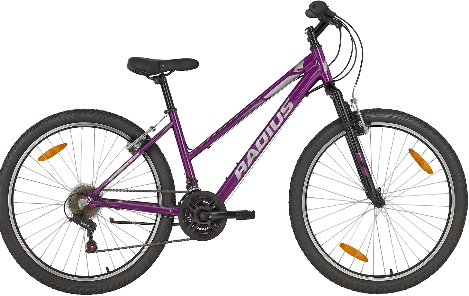 Radius Nova 10 2025 hardtail bike with sleek frame and knobby tires, ideal for mountain riding and off-road adventures.