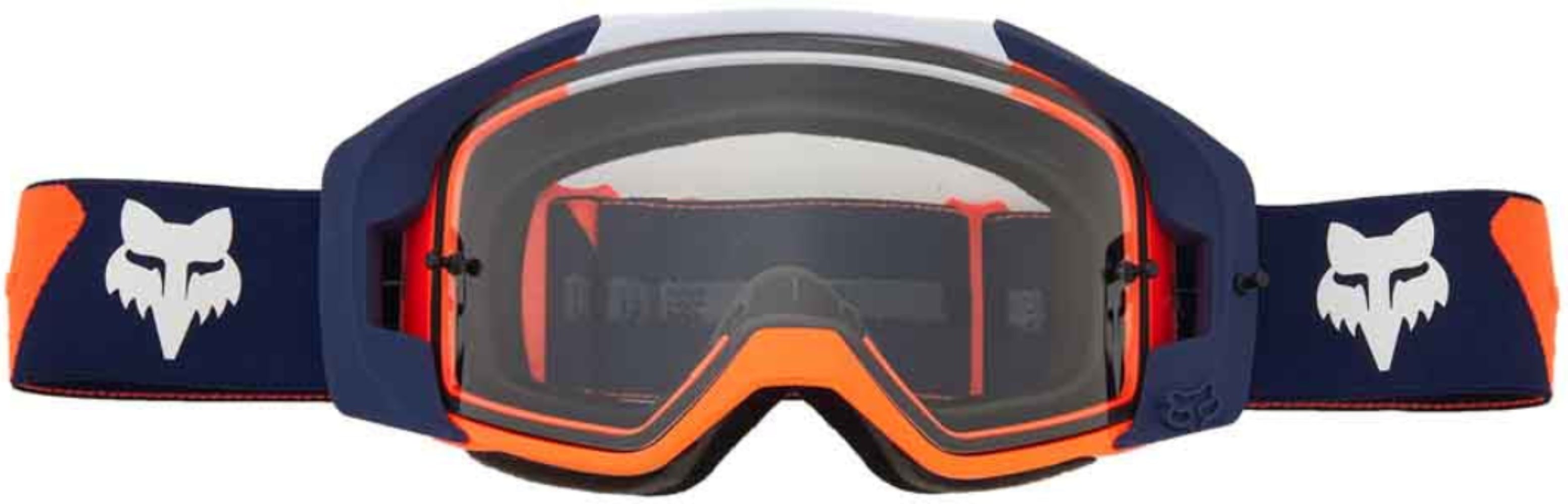 Fox Vue Core Goggles accessory with clear lenses and adjustable strap, designed for comfortable outdoor use