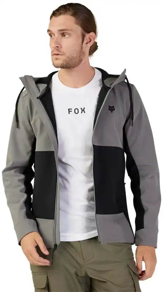 Fox Pit men's winter jacket, stylish outdoor clothing with a durable design and insulated fabric for cold weather.