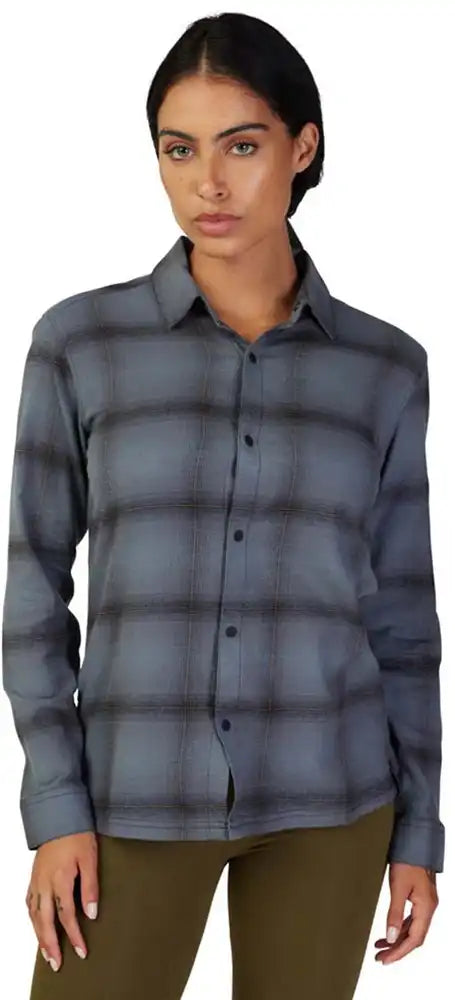 Fox Survivalist Stretch Womens LS Flannel Shirt - ABC Bikes