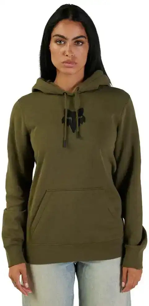 Fox Head Fleece Pullover Womens Hoodie - ABC Bikes