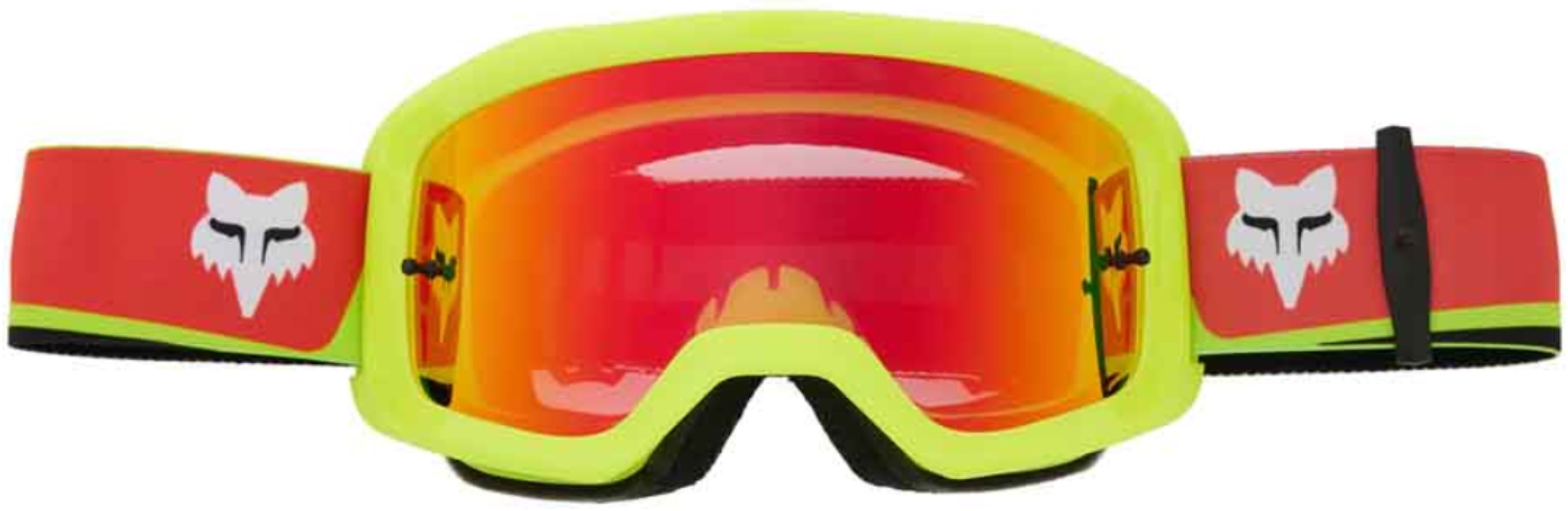 Fox Main Ballast Spark goggles, safety accessories with clear lenses and adjustable strap, designed for enhanced eye protection.
