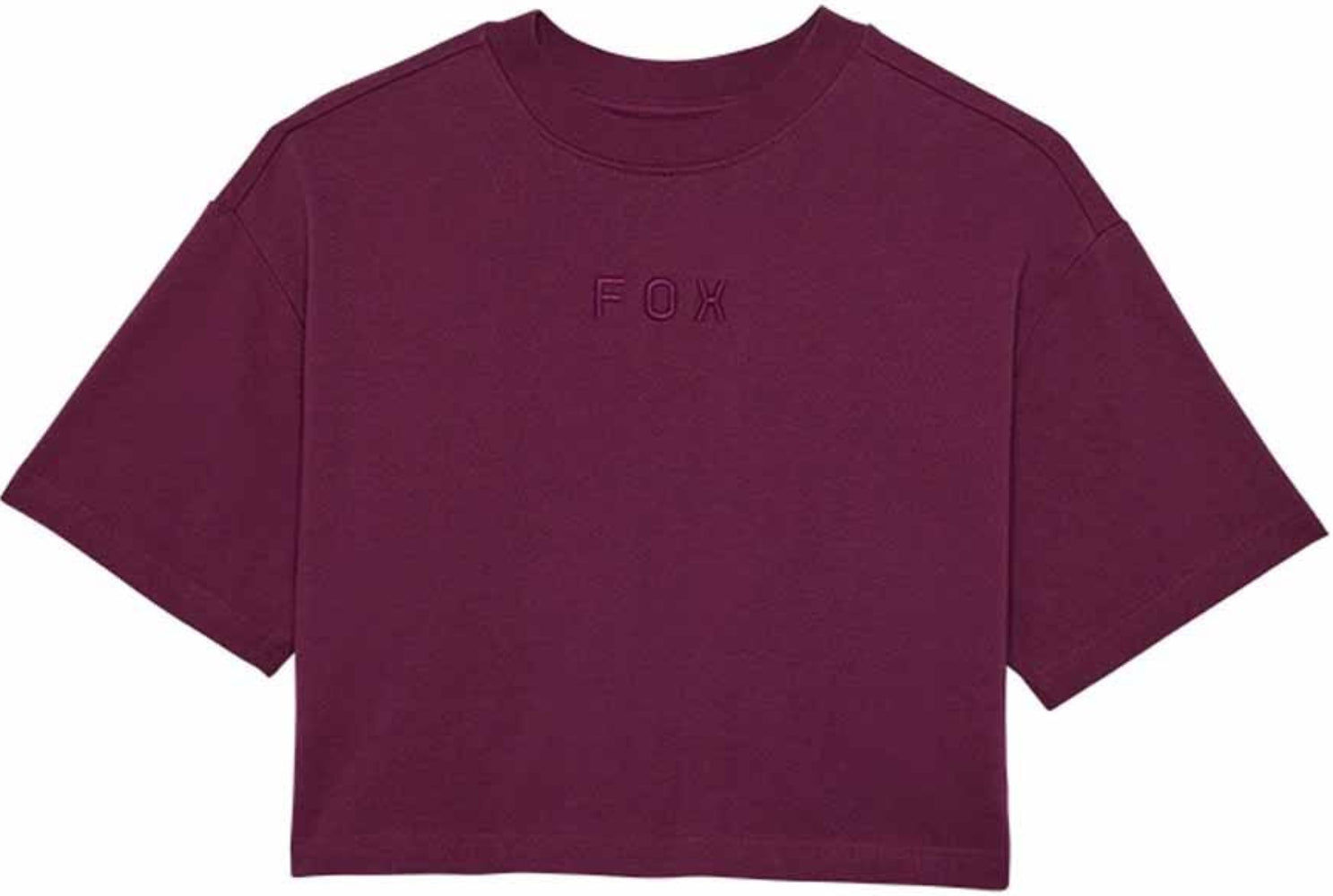 Fox Wordmark Oversized Crop SS Womens T-Shirt