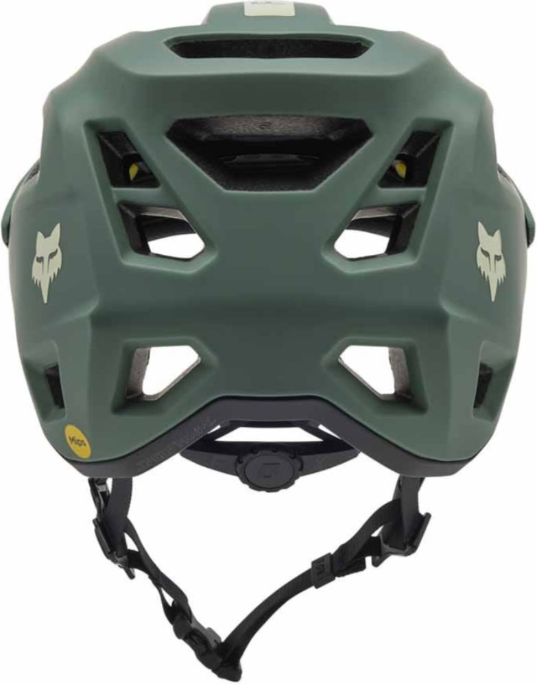 Fox Speedframe MIPS MTB helmet with adjustable straps and ventilation, designed for mountain biking safety and comfort.