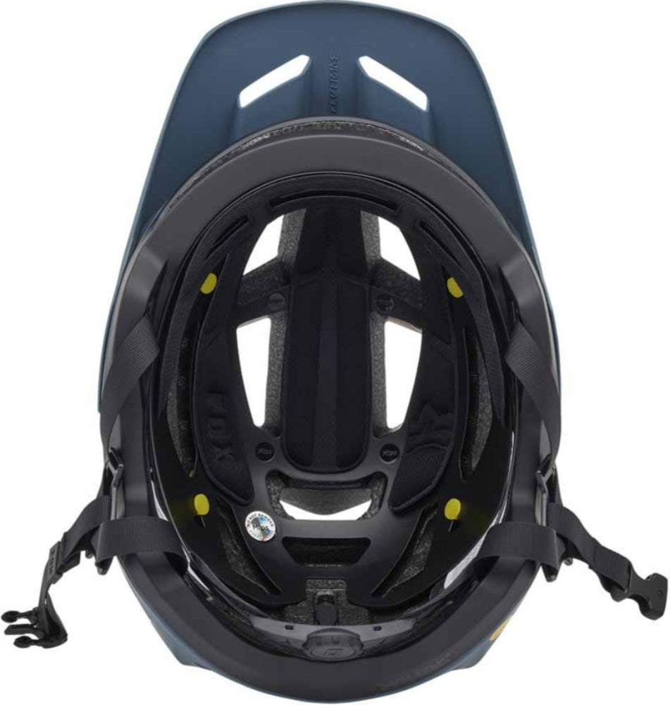 Fox Speedframe MIPS MTB helmet with adjustable straps and ventilation, designed for mountain biking safety and comfort.