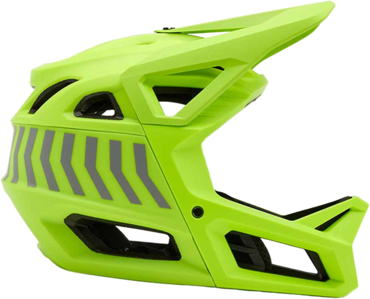 Fox Proframe Nace MIPS Youth full face helmet with adjustable straps and ventilation system, designed for safety and comfort.