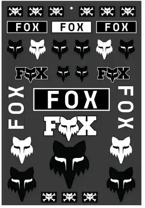 Fox Legacy Track Sticker Pack - ABC Bikes