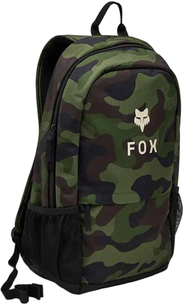 Fox 180 Backpack, a durable clothing accessory with adjustable straps and spacious compartments, shown in black.