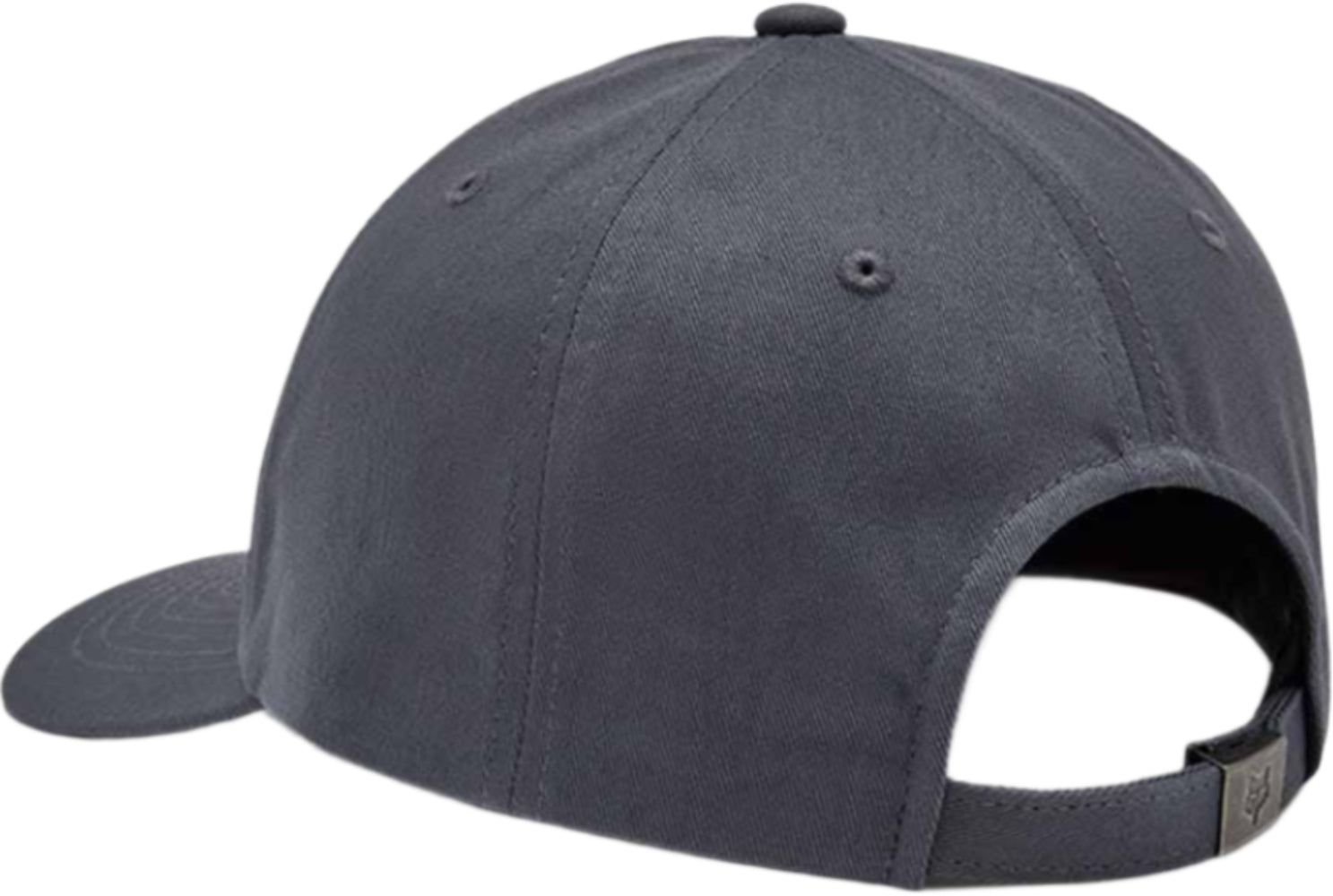 Fox HotLaps adjustable men's hat, casual clothing accessory in black with Fox logo embroidery, worn by a person outdoors.
