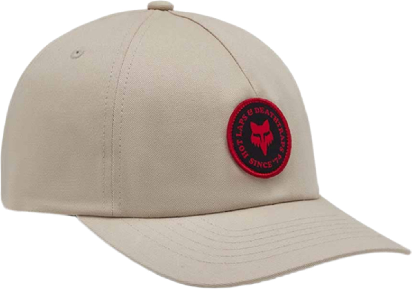 Fox HotLaps adjustable men's hat featuring a curved brim and Fox logo, made from breathable fabric for casual wear.