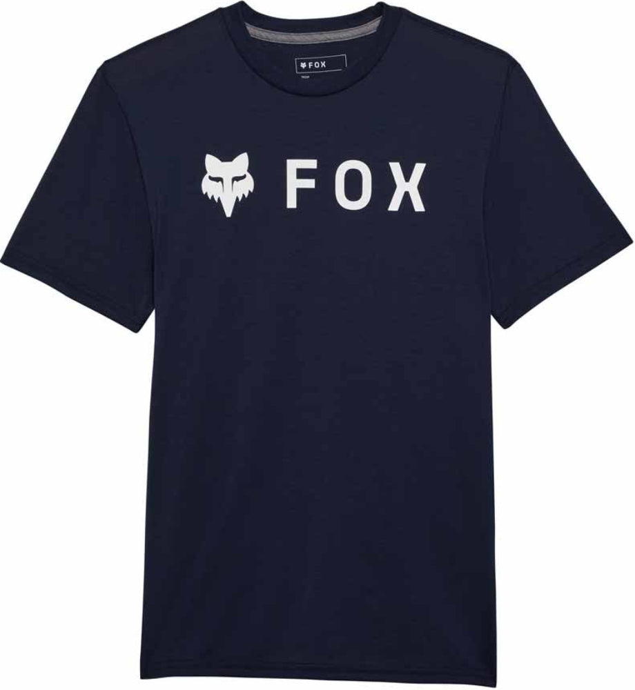 Fox Absolute SS Tech men's T-shirt showing a sleek design with short sleeves and the Fox logo on the chest.