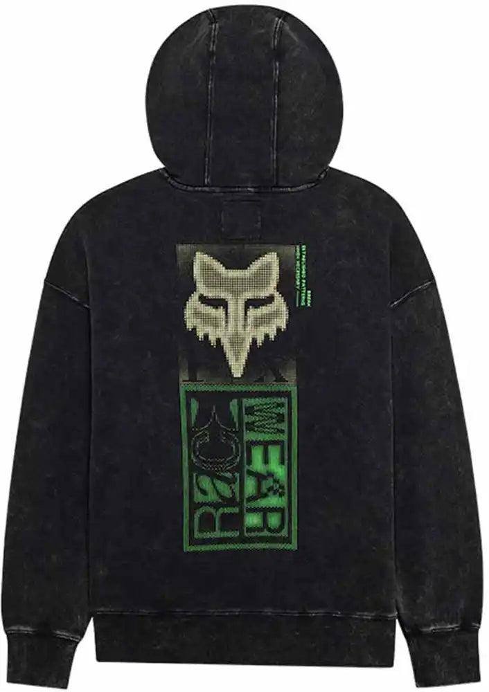 Fox Throttle Oversized Fleece Pullover Mens Hoodie - ABC Bikes