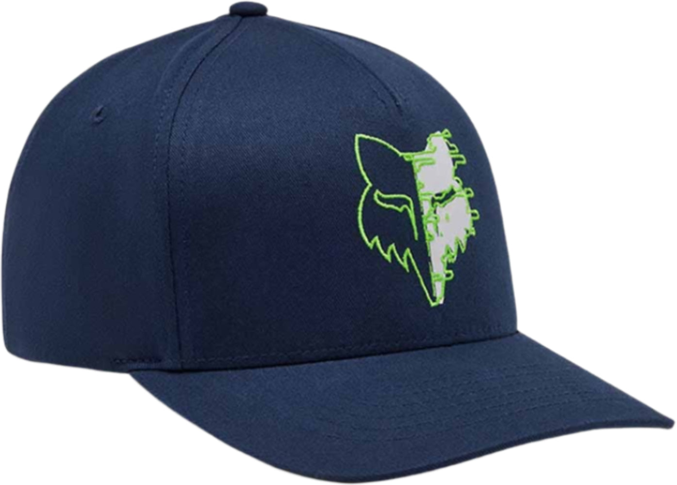 Fox Emotion Flexfit Hat, stylish unisex clothing accessory with embroidered logo and adjustable fit, perfect for casual wear.
