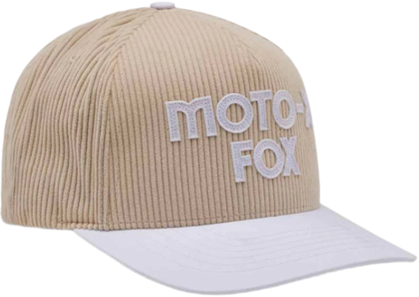 Fox Moto-X corduroy women's hat, stylish casual clothing accessory with a structured brim and Fox logo detail.