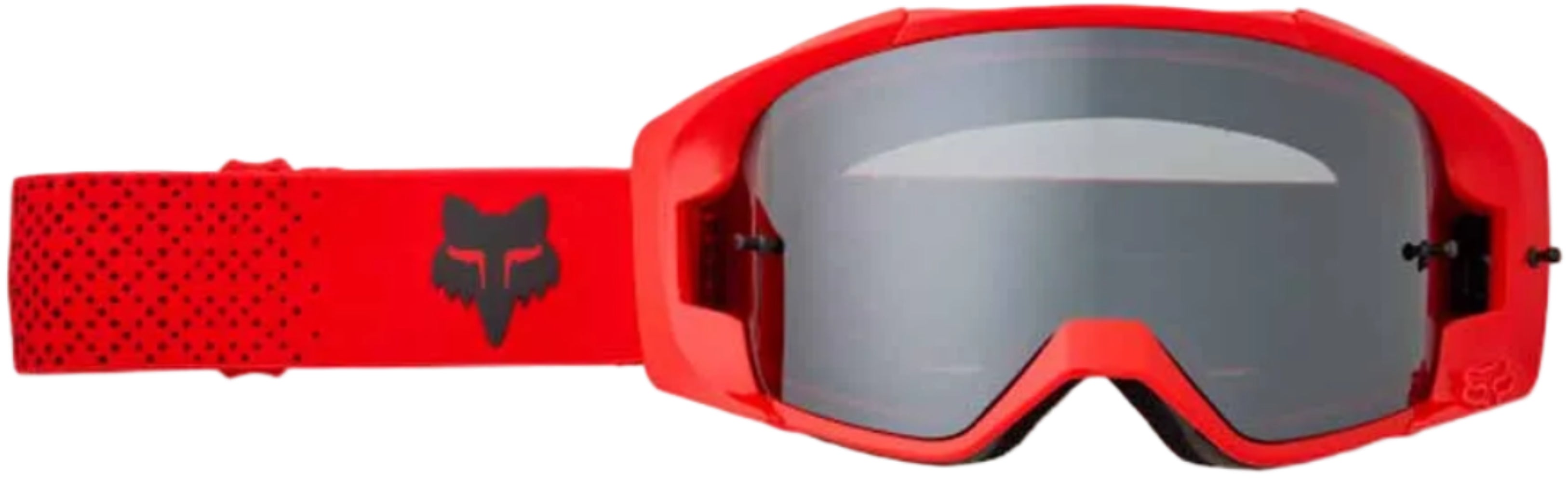 Fox Vue Core Goggles accessory with clear lens and adjustable strap, designed for optimal fit and protection.