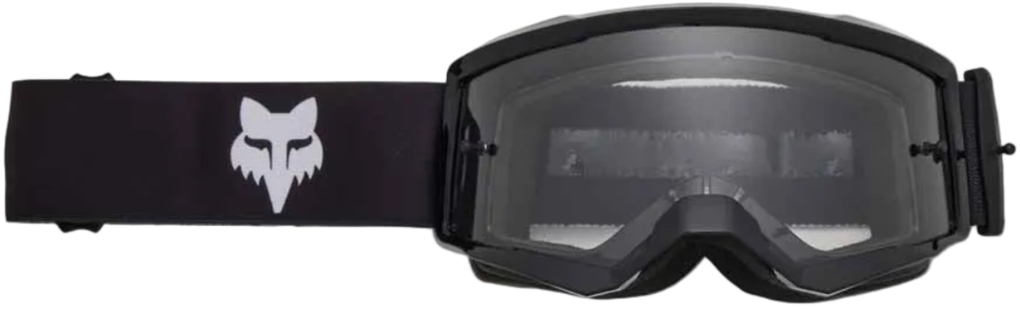 Fox Main Core Youth Goggles accessory with clear lenses and adjustable strap for kids' outdoor activities.