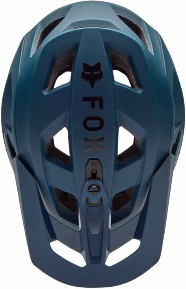 Fox Speedframe SOLID MIPS mountain bike helmet with adjustable straps and ventilation for safety and comfort.