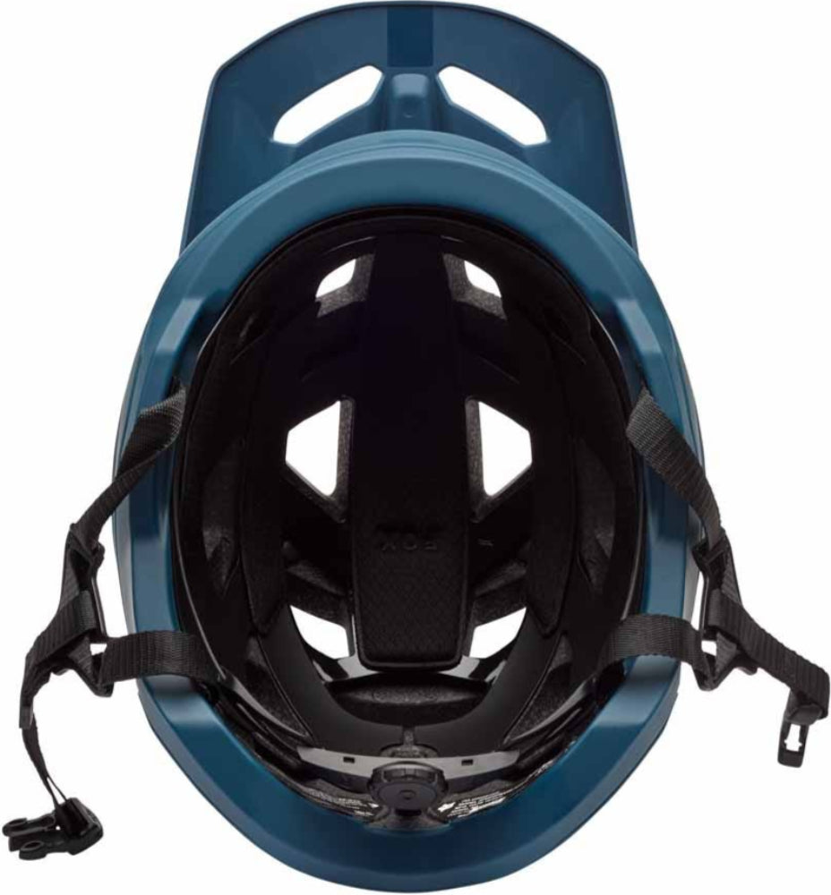 Fox Speedframe SOLID MIPS MTB helmet with adjustable straps, ventilation vents, and secure fit for mountain biking.