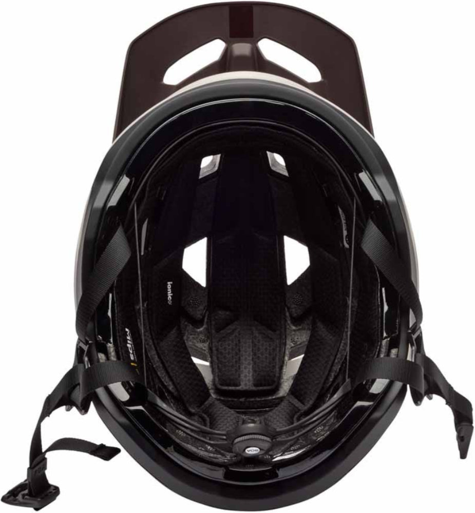 Fox Speedframe RS Paranoid MIPS MTB helmet with adjustable straps and ventilation, designed for mountain biking safety.
