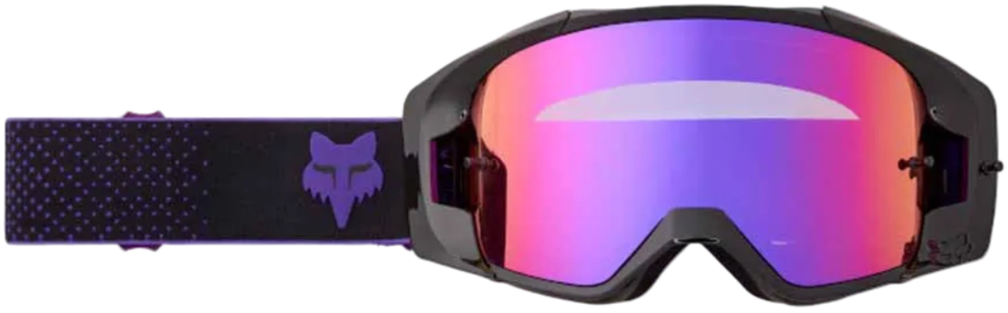 Fox Vue Core Vivid Goggles accessory with clear lens and adjustable strap, designed for motocross and outdoor sports.