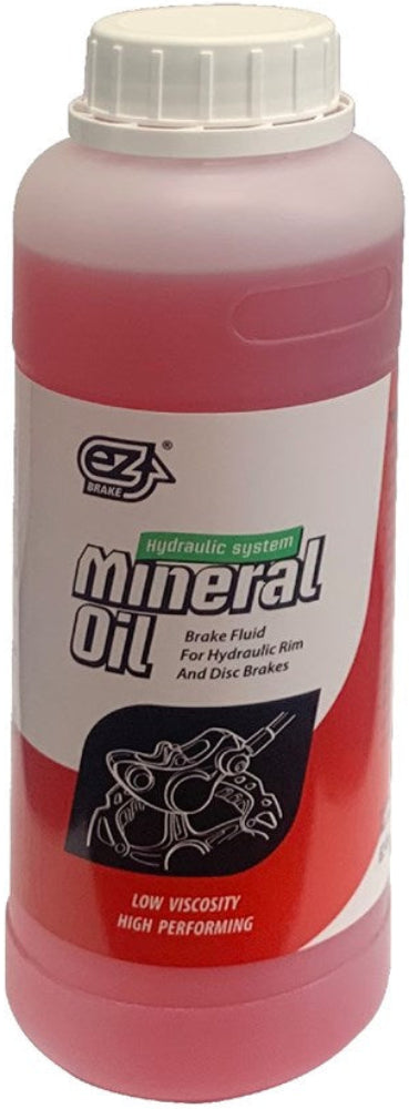 EZmtb disc brake mineral oil in 500ml bottle, bicycle brake accessories for optimal hydraulic brake performance
