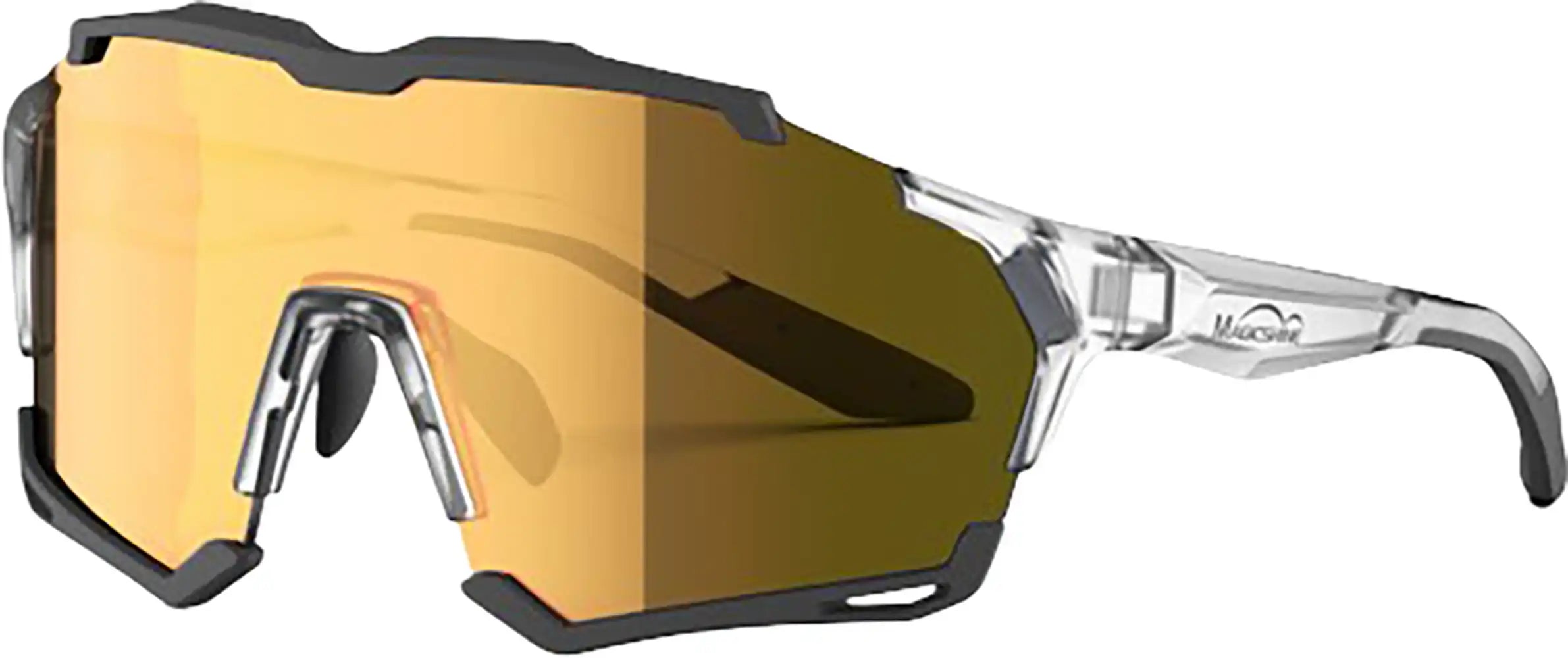 Magicshine Versatiler glasses accessory with clear lenses and black frame, designed for versatile outdoor activities.