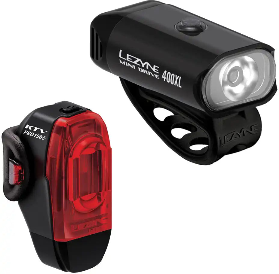 Lezyne Mini Drive 400XL / KTV Drive Pro+ Lightset - ABC Bikes
