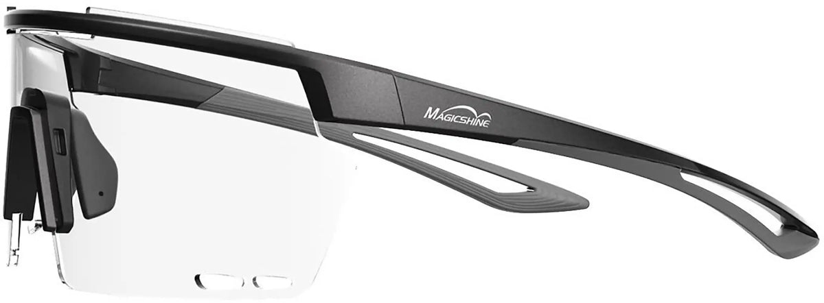 Magicshine Rouleur Glasses, lightweight cycling accessories with clear lenses and adjustable arms for comfortable fit.