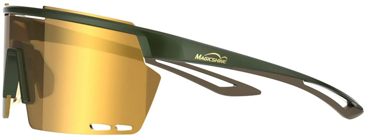 Magicshine Rouleur glasses in black with clear lenses, lightweight sports accessories for cycling and outdoor activities.