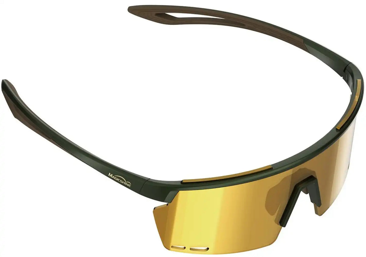 Magicshine Rouleur glasses, cycling accessories with clear lenses and black frame for outdoor riding comfort and eye protection.