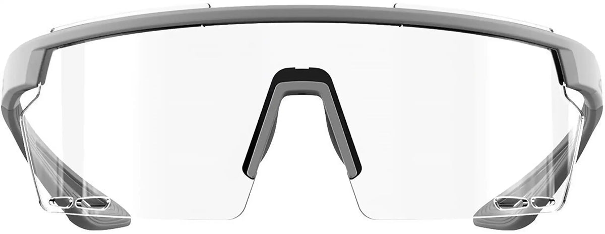 Magicshine Rouleur glasses in black with clear lenses, sports accessory designed for enhanced visibility and eye protection.