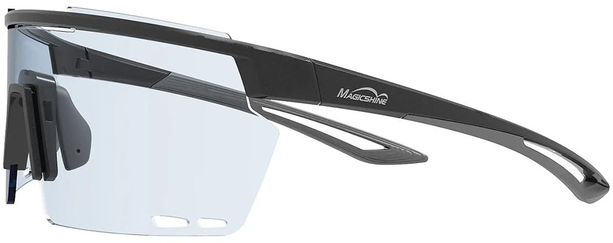 Magicshine Rouleur glasses accessory with clear lenses and black frame, designed for cycling and outdoor activities.